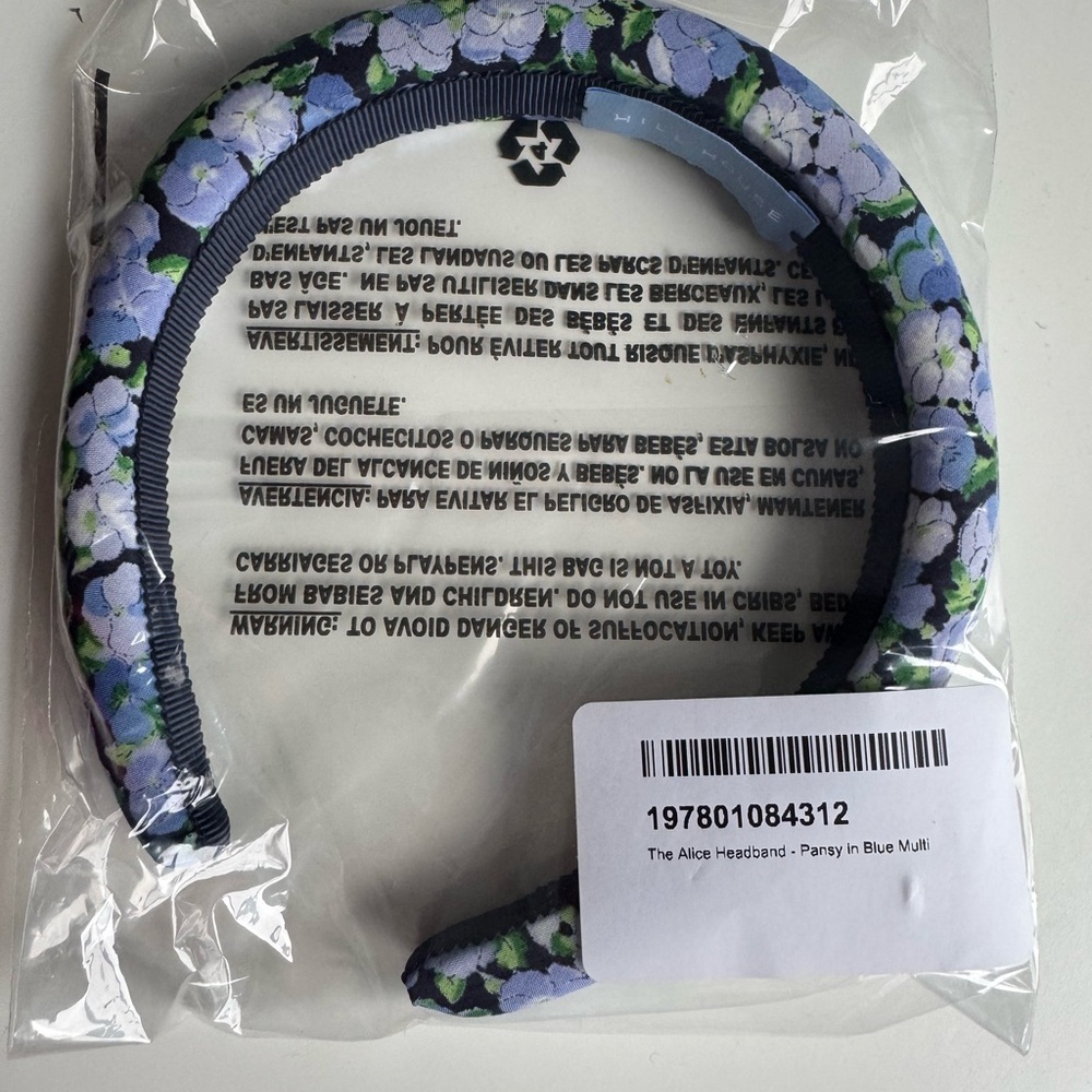 Hill House Blue and Green Hair Accessory